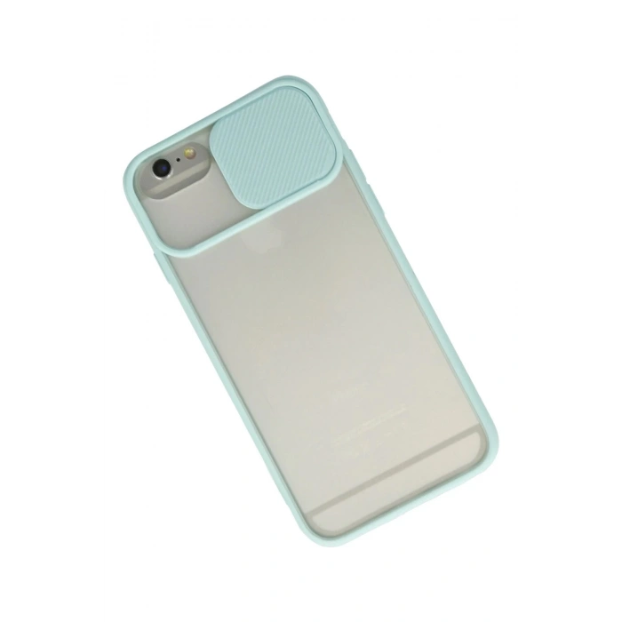 Newface iPhone 6 Kılıf Palm Buzlu Kamera Sürgülü Silikon uaz