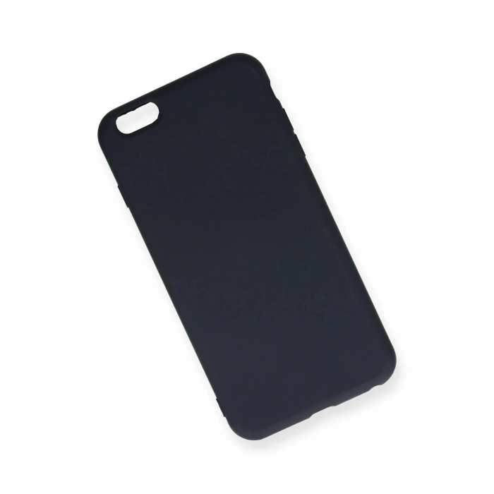 Newface iPhone 6 Plus Kılıf Nano içi Kadife Silikon - Lacivert