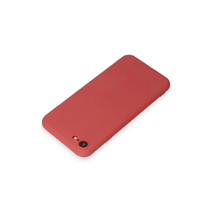 Newface iPhone 7 Kılıf First Silikon - Kiremit