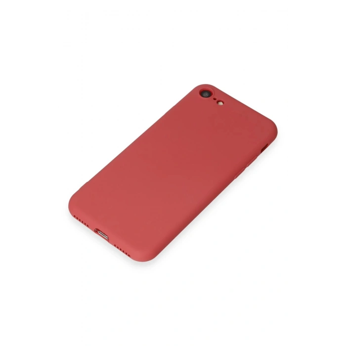 Newface iPhone 7 Kılıf First Silikon - Kiremit
