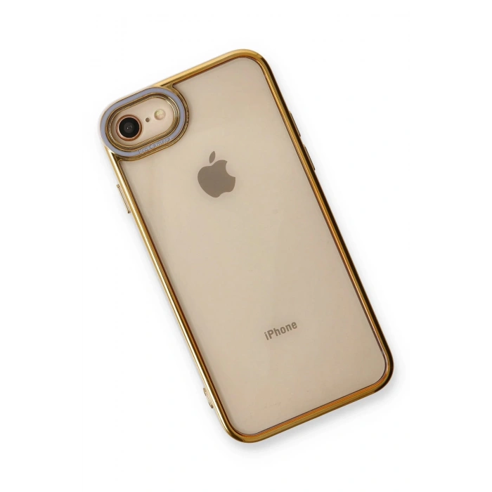 Newface iPhone 7 Kılıf Liva Lens Silikon - Lila