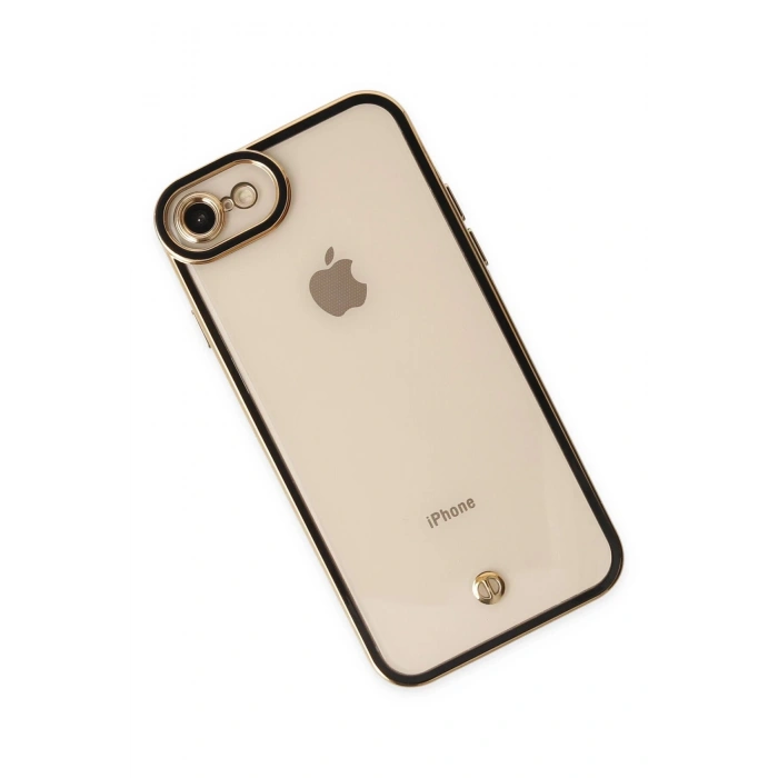 Newface iPhone 7 Kılıf Liva Lens Silikon - Siyah