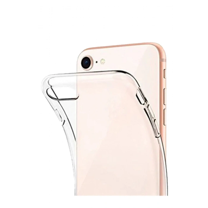 Newface iPhone 7 Kılıf Lüx Şeffaf Silikon