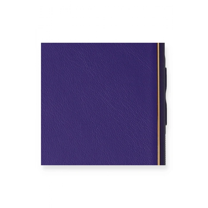 Newface iPhone 7 Plus Kılıf Coco Deri Silikon Kapak - Mor