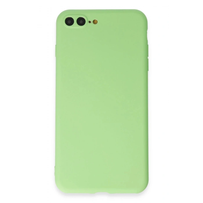 Newface iPhone 7 Plus Kılıf First Silikon - Açık Yeşil