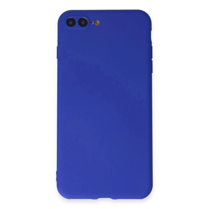 Newface iPhone 7 Plus Kılıf First Silikon - Koyu Mavi