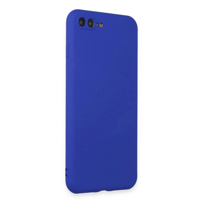 Newface iPhone 7 Plus Kılıf First Silikon - Koyu Mavi