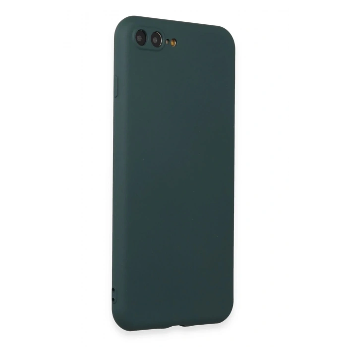 Newface iPhone 7 Plus Kılıf First Silikon - Koyu Yeşil