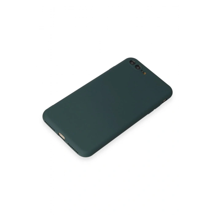 Newface iPhone 7 Plus Kılıf First Silikon - Koyu Yeşil