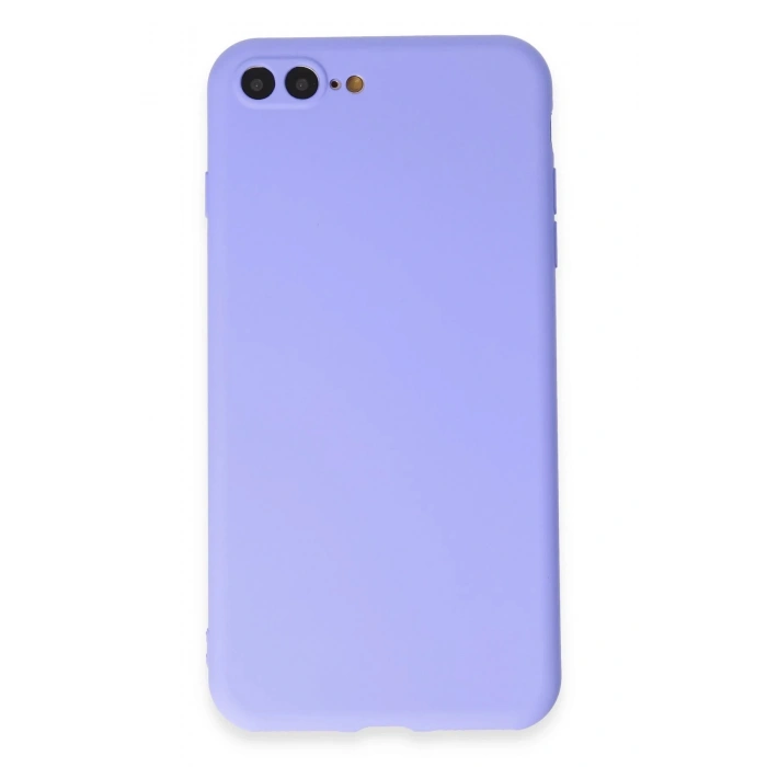 Newface iPhone 7 Plus Kılıf First Silikon - Lila