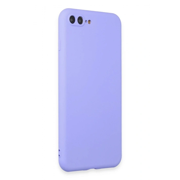 Newface iPhone 7 Plus Kılıf First Silikon - Lila