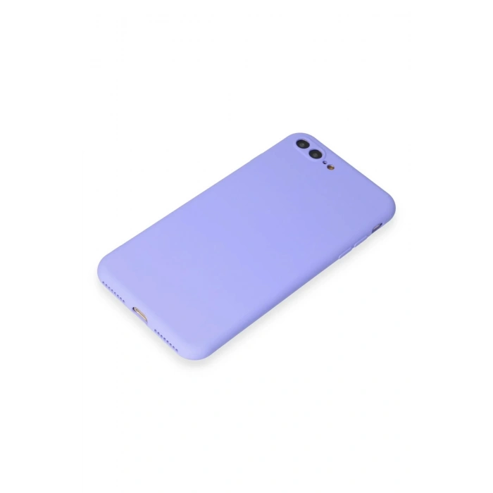 Newface iPhone 7 Plus Kılıf First Silikon - Lila