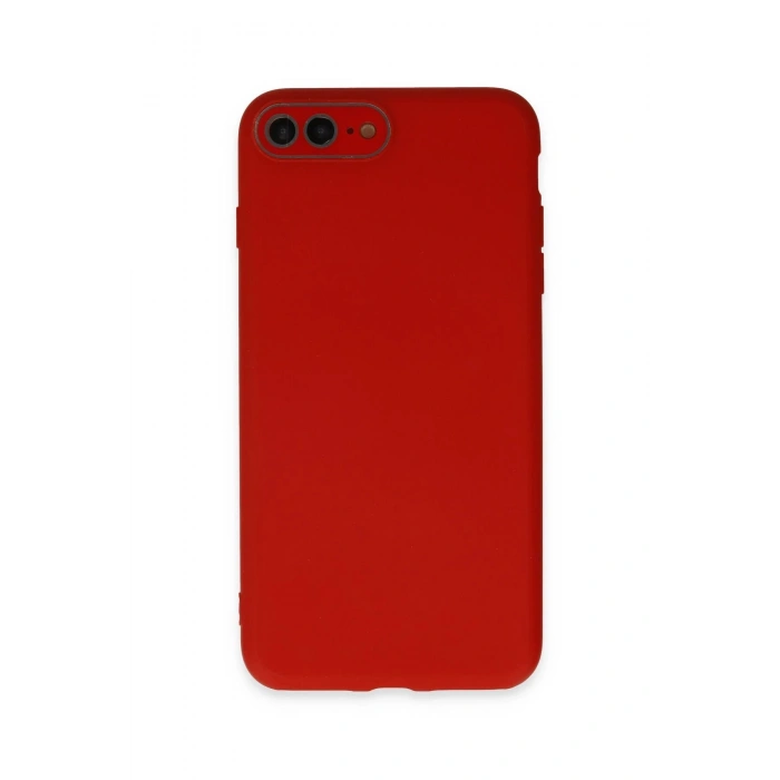 Newface iPhone 7 Plus Kılıf Lansman Glass Kapak - Kırmızı