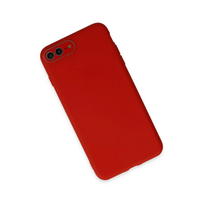 Newface iPhone 7 Plus Kılıf Lansman Glass Kapak - Kırmızı