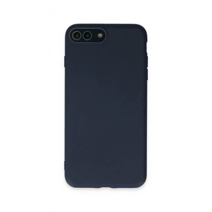 Newface iPhone 7 Plus Kılıf Lansman Glass Kapak - Lacivert