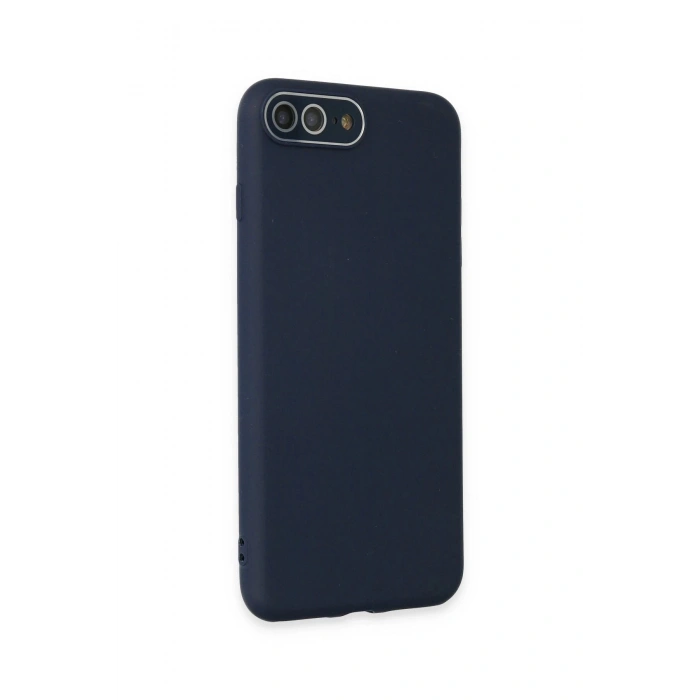 Newface iPhone 7 Plus Kılıf Lansman Glass Kapak - Lacivert