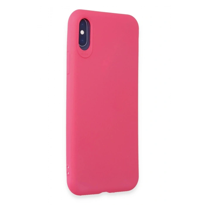 Newface iPhone X Kılıf First Silikon - Pembe