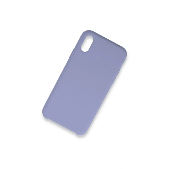 Newface iPhone X Kılıf Lansman Legant Silikon - Lila