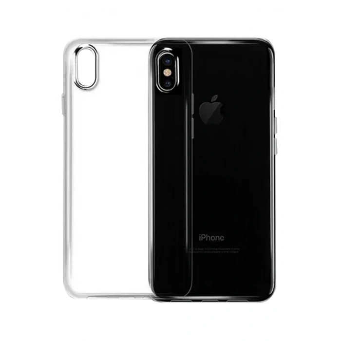 Newface iPhone X Kılıf Lüx Şeffaf Silikon