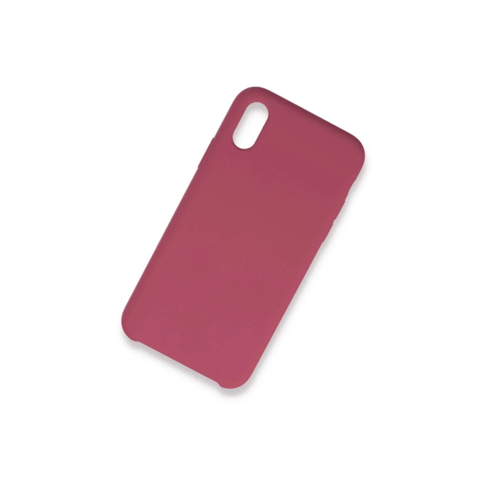 Newface iPhone XS Max Kılıf Lansman Legant Silikon - Fuşya