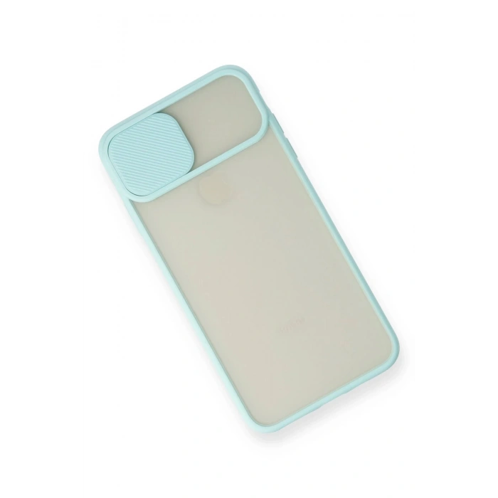 Newface iPhone XS Max Kılıf Palm Buzlu Kamera Sürgülü Silikon uaz