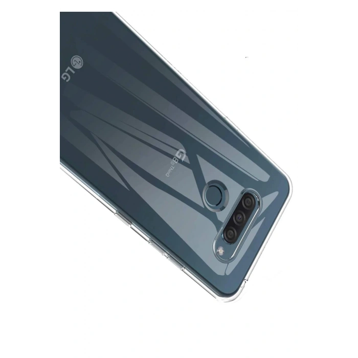 Newface LG K61 Kılıf Lüx Şeffaf Silikon - Şeffaf