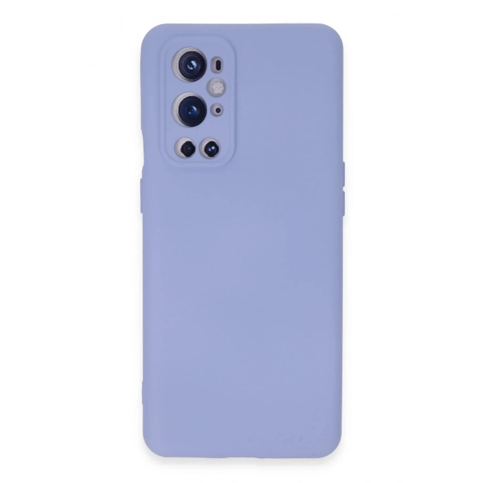 Newface One Plus 9 Pro Kılıf Nano içi Kadife Silikon - Mavi