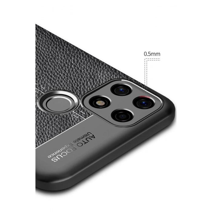 Newface Oppo A15 Kılıf Auto Focus Kapak - Kırmızı