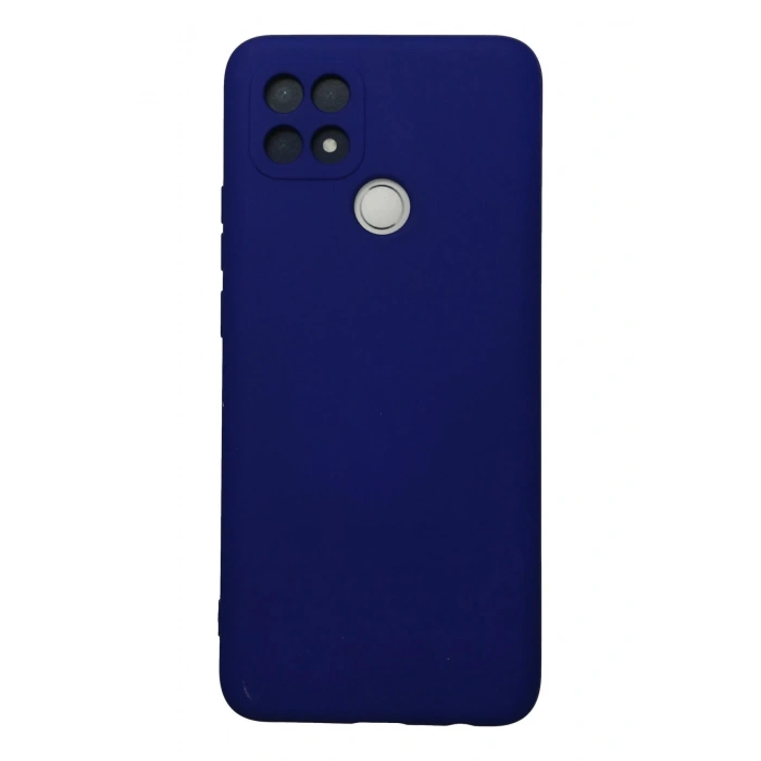 Newface Oppo A15 Kılıf Nano içi Kadife Silikon - Lacivert