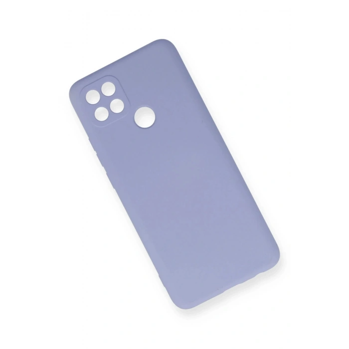 Newface Oppo A15 Kılıf Nano içi Kadife Silikon - Lila
