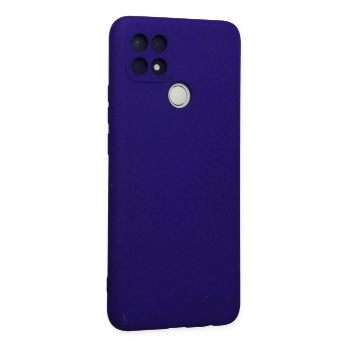 Newface Oppo A15 Kılıf Nano içi Kadife Silikon - Mor