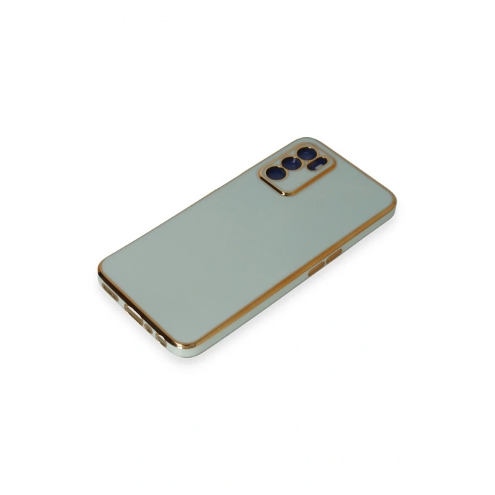 Newface Oppo A16 Kılıf Volet Silikon - Açık Yeşil