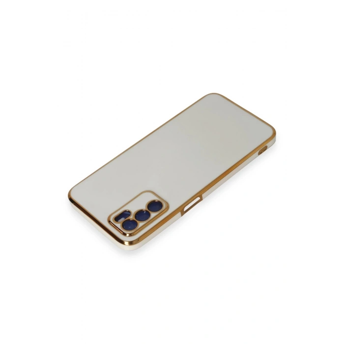 Newface Oppo A16 Kılıf Volet Silikon - Beyaz