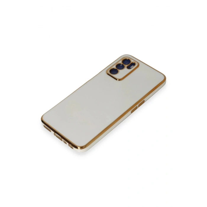 Newface Oppo A16 Kılıf Volet Silikon - Beyaz