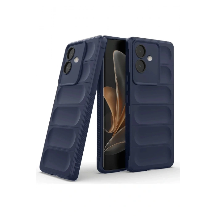 Newface Oppo A3 Kılıf Optimum Silikon - Lacivert