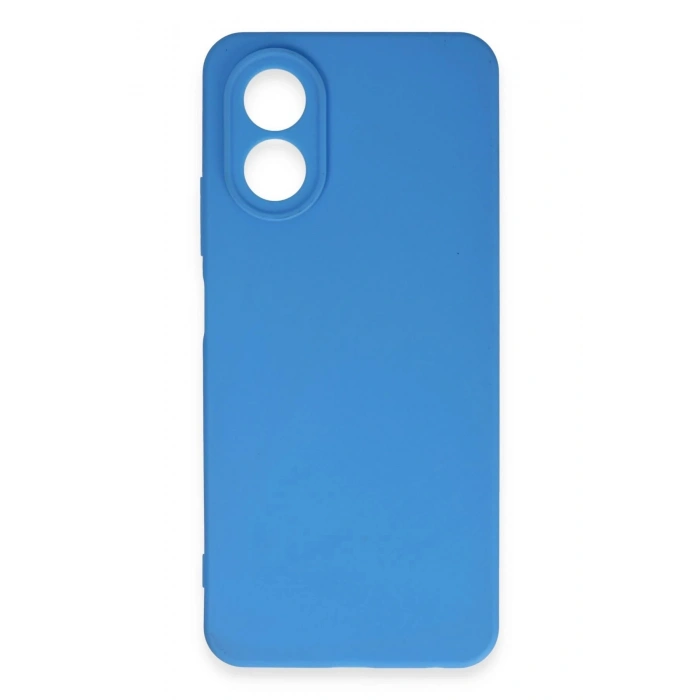 Newface Oppo A38 Kılıf First Silikon - Mavi
