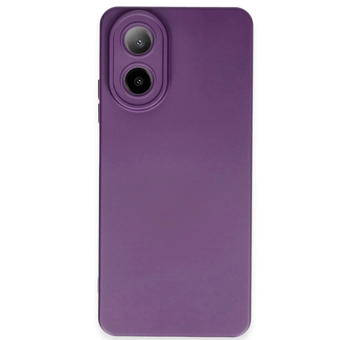 Newface Oppo A38 Kılıf Nano içi Kadife Silikon - Mor