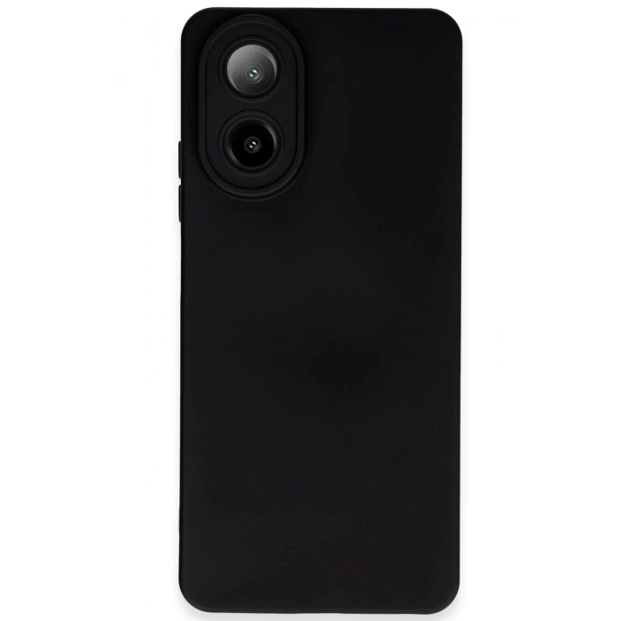 Newface Oppo A38 Kılıf Nano içi Kadife Silikon - Siyah