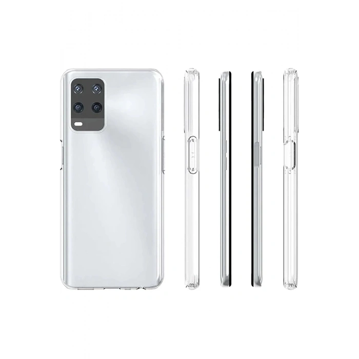 Newface Oppo A54 4G Kılıf Lüx Şeffaf Silikon