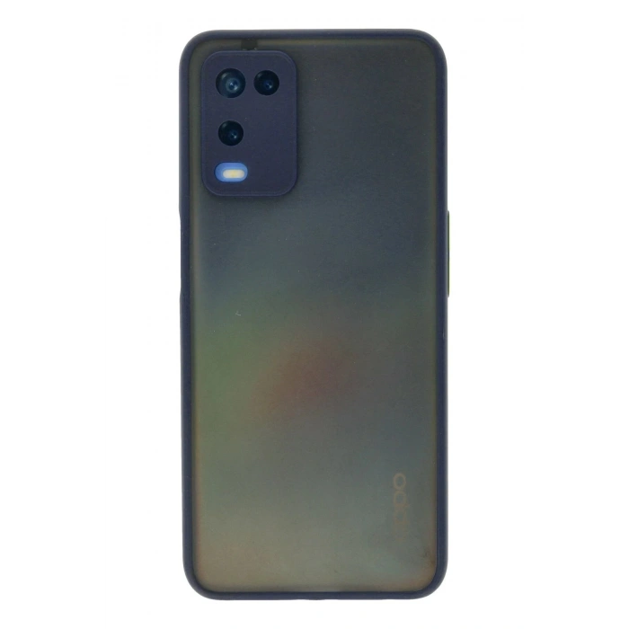 Newface Oppo A54 4G Kılıf Montreal Silikon Kapak - Lacivert