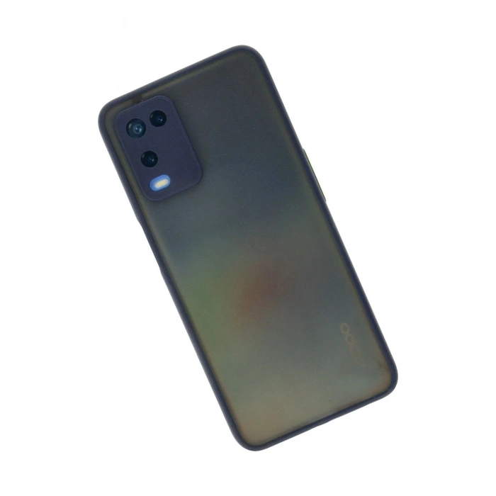 Newface Oppo A54 4G Kılıf Montreal Silikon Kapak - Lacivert