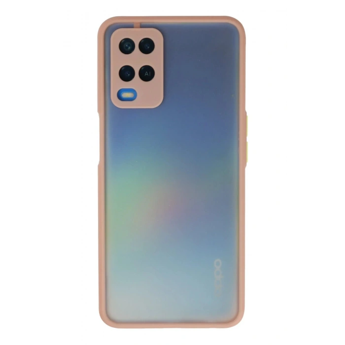 Newface Oppo A54 4G Kılıf Montreal Silikon Kapak - Pembe