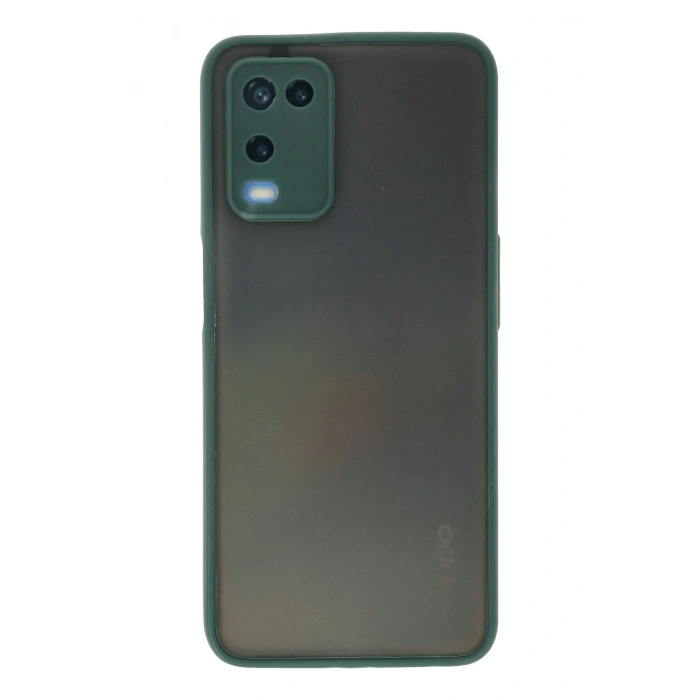 Newface Oppo A54 4G Kılıf Montreal Silikon Kapak - Yeşil