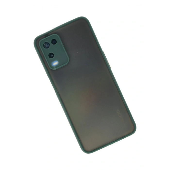 Newface Oppo A54 4G Kılıf Montreal Silikon Kapak - Yeşil