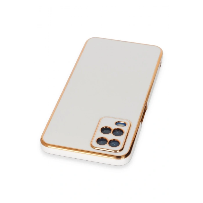 Newface Oppo A54 4G Kılıf Volet Silikon - Beyaz