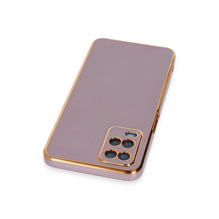 Newface Oppo A54 4G Kılıf Volet Silikon - Mor