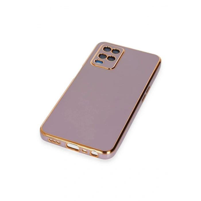 Newface Oppo A54 4G Kılıf Volet Silikon - Mor