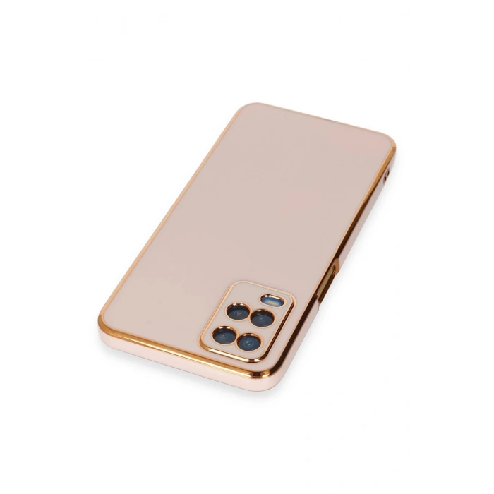 Newface Oppo A54 4G Kılıf Volet Silikon - Pembe