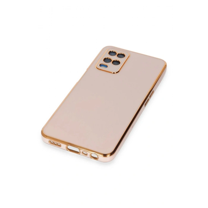 Newface Oppo A54 4G Kılıf Volet Silikon - Pembe