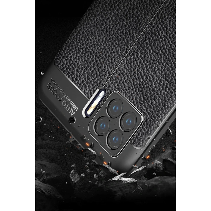 Newface Oppo A73 Kılıf Auto Focus Kapak - Siyah